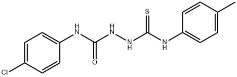 N-(4-chlorophenyl)-2-{[(4-methylphenyl)amino]carbonothioyl}hydrazinecarboxamide Struktur