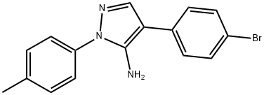 4-(4-BROMOPHENYL)-1-TOSYL-1H-PYRAZOL-5-AMINE Struktur