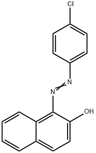 2-Naphthalenol,1-[2-(4-chlorophenyl)diazenyl]- Struktur