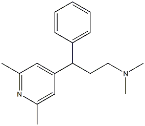 4-Pyridinepropanamine,N,N,2,6-tetramethyl-g-phenyl- Struktur