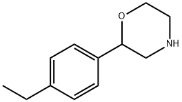 2-(4-ethylphenyl)morpholine Struktur