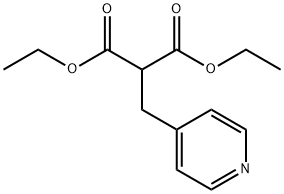 1,3-diethyl 2-(pyridin-4-ylmethyl)propanedioate Struktur