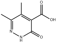 3-hydroxy-5,6-dimethylpyridazine-4-carboxylic acid Struktur