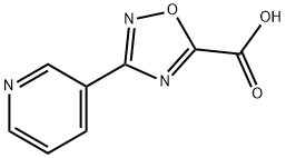 3-Pyridin-3-yl-[1,2,4]oxadiazole-5-carboxylic acid Struktur