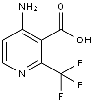 4-AMINO-2-(TRIFLUOROMETHYL)NICOTINIC ACID Struktur