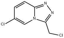 6-chloro-3-(chloromethyl)-[1,2,4]triazolo[4,3-a]pyridine Struktur