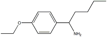 1-(4-ETHOXYPHENYL)PENTYLAMINE Struktur