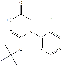 N-Boc-S-2-FluoroPhenylglycine Struktur