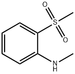 2-methanesulfonyl-N-methylaniline Struktur