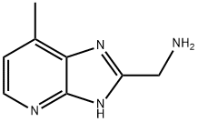 (7-methyl-3H-imidazo[4,5-b]pyridin-2-yl)methylamine Struktur