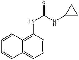 Urea,N-cyclopropyl-N'-1-naphthalenyl- Struktur