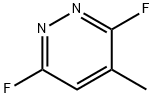 3,6-DIFLUORO-4-METHYLPYRIDAZINE Struktur