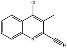 4-Chloro-3-methyl-2-quinolinecarbonitrile Struktur