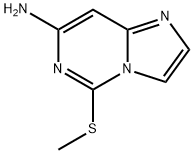 5-(methylsulfanyl)imidazo[1,2-c]pyrimidin-7-amine Struktur