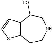 4H,5H,6H,7H,8H-thieno[2,3-d]azepin-4-ol Struktur