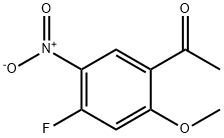 1-(4-Fluoro-2-methoxy-5-nitro-phenyl)-ethanone Struktur