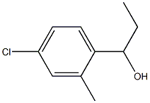 1-(4-Chloro-2-methylphenyl)-1-propanol Struktur