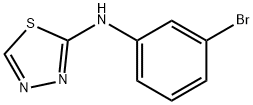 N-(3-BROMOPHENYL)-1,3,4-THIADIAZOL-2-AMINE Struktur