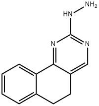 2-hydrazino-5,6-dihydrobenzo[h]quinazoline Struktur