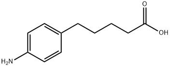 5-(4-aminophenyl)pentanoic acid Struktur