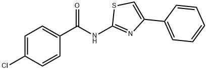 (Z)-4-chloro-N-(4-phenylthiazol-2(3H)-ylidene)benzamide Struktur