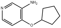 4-Cyclopentyloxy-pyridin-3-ylamine Struktur