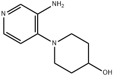 3-Amino-3,4,5,6-tetrahydro-2H-[1,4]bipyridinyl-4-ol Struktur