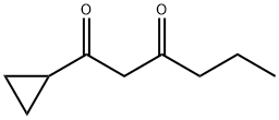 1-cyclopropylhexane-1,3-dione Struktur