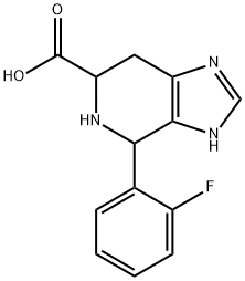 4-(2-fluorophenyl)-3H,4H,5H,6H,7H-imidazo[4,5-c]pyridine-6-carboxylic acid Struktur