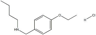 butyl[(4-ethoxyphenyl)methyl]amine hydrochloride Struktur