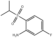 5-Fluoro-2-(isopropylsulfonyl)aniline Struktur