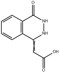 (4-Oxo-3,4-dihydro-2H-phthalazin-1-ylidene)-acetic acid Struktur