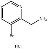 (3-bromopyridin-2-yl)methanaminehydrochloride Struktur