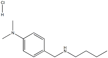 4-[(butylamino)methyl]-N,N-dimethylaniline hydrochloride Struktur