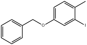 4-Benzyloxy-2-iodo-1-methyl-benzene Struktur