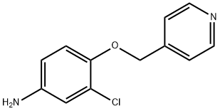 3-Chloro-4-(pyridin-4-ylmethoxy)-phenylamine Struktur