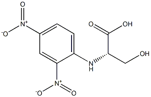 N-(2,4-dinitrophenyl)serine Struktur