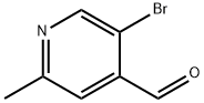 5-bromo-2-methylpyridine-4-carbaldehyde Struktur