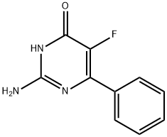 4(3H)-Pyrimidinone,2-amino-5-fluoro-6-phenyl- Struktur