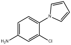 3-Chloro-4-(1H-pyrrol-1-yl)aniline Struktur