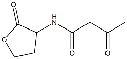 N-(3-Oxobutanoyl)-DL-homoserine lactone Struktur