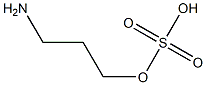 1-Propanol, 3-amino-,1-(hydrogen sulfate) Struktur