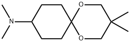 N,N,3,3-tetramethyl-1,5-dioxaspiro[5.5]undecan-9-amine Struktur