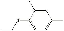 1-ethylsulfanyl-2,4-dimethylbenzene Struktur