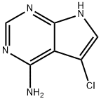 5-Chloro-7H-pyrrolo[2,3-d]pyrimidin-4-amine Struktur