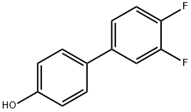 3',4'-Difluoro-biphenyl-4-ol Struktur