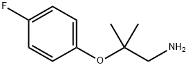 2-(4-FLUOROPHENOXY)-2-METHYLPROPAN-1-AMINE Struktur