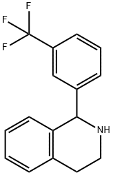 1-(3-(trifluoromethyl)phenyl)-1,2,3,4-tetrahydroisoquinoline Struktur