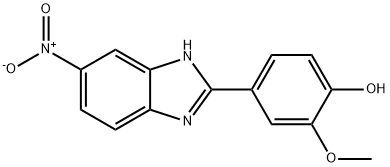 2-METHOXY-4-(6-NITRO-1H-BENZO[D]IMIDAZOL-2-YL)PHENOL Struktur