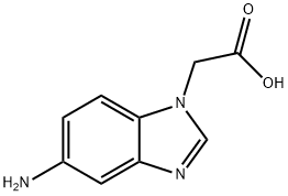 (5-Amino-benzoimidazol-1-yl)-acetic acid Struktur